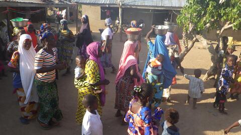 Women dance